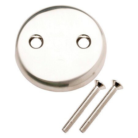 Keeney Mfg Plumb Pak Face Plate Universal 4-3/4 in. W X 5-1/2 in. H Silver Metal 1 pc PP826-11